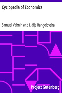 Cover of Cyclopedia of Economics