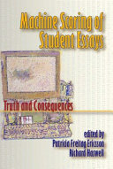 Cover of Machine Scoring of Student Essays