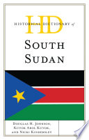 Cover of Historical Dictionary of South Sudan