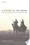 Cover of A History of the Sudan