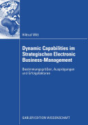 Cover of Dynamic Capabilities im Strategischen Electronic Business-Management
