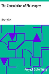 Cover of The Consolation of Philosophy